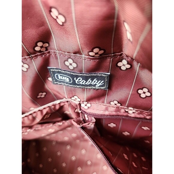 Lug Cabby Tote Shoulder Bag Cranberry Trolley Sleeve Cell Phone Pocket Travel - Picture 10 of 16